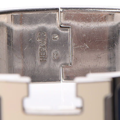 Hermes Enamel Wide Clic Clac H Bracelet GM Indigo 4 of 6