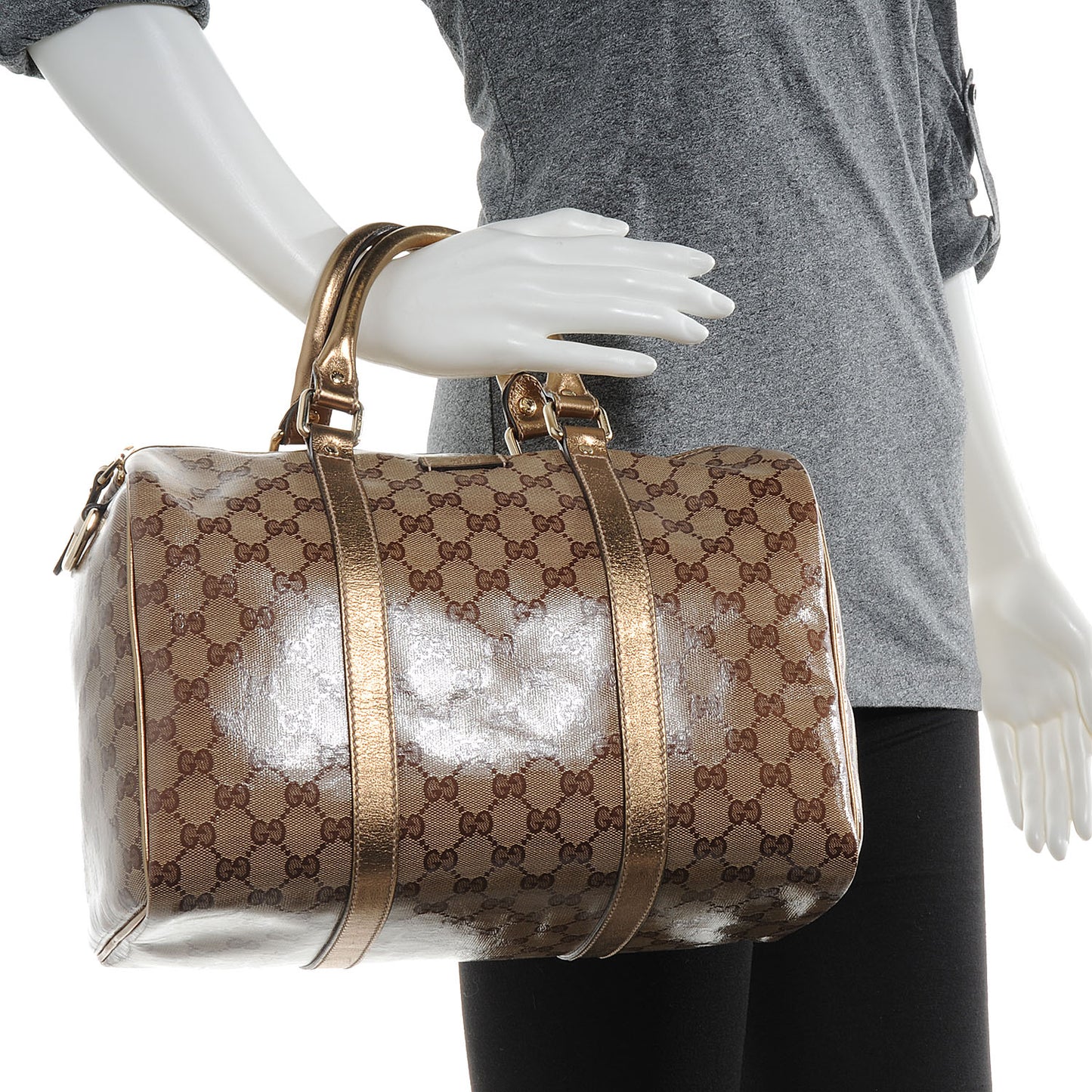 Crystal Monogram Joy Medium Boston