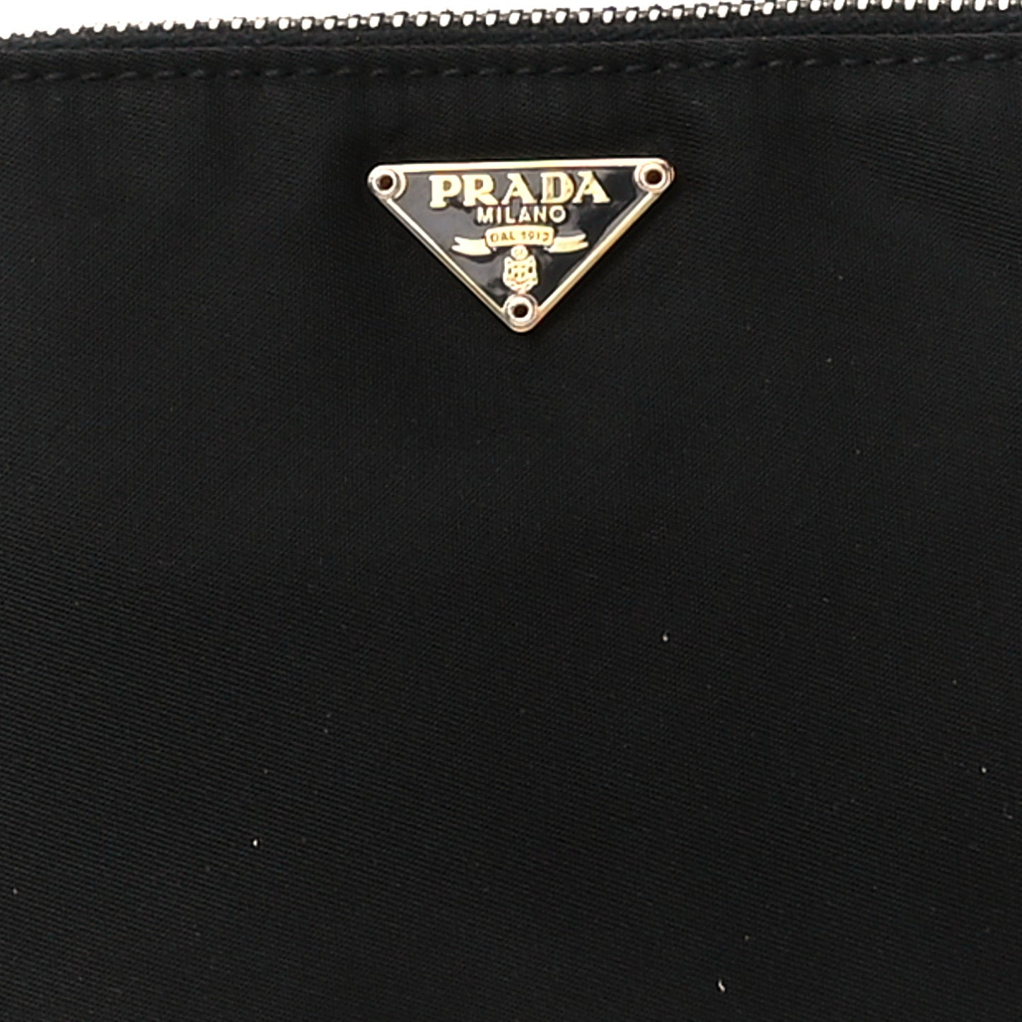 Tessuto Nylon Saffiano Pochette Black
