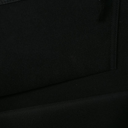 Saint Laurent Linen Calfskin Rive Gauche Tote Black 11 of 13