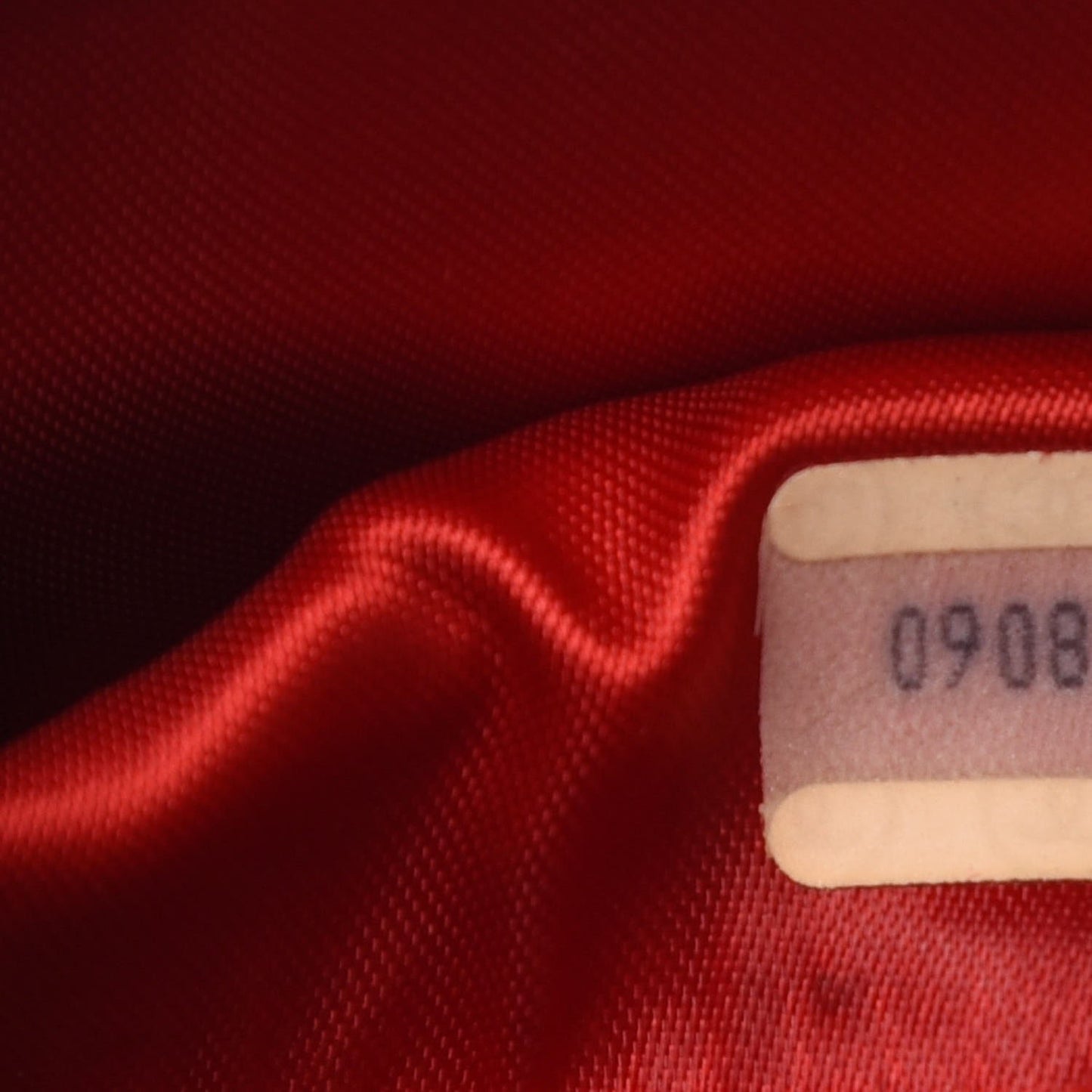 Lambskin Quilted Small Tassel Camera Case Red