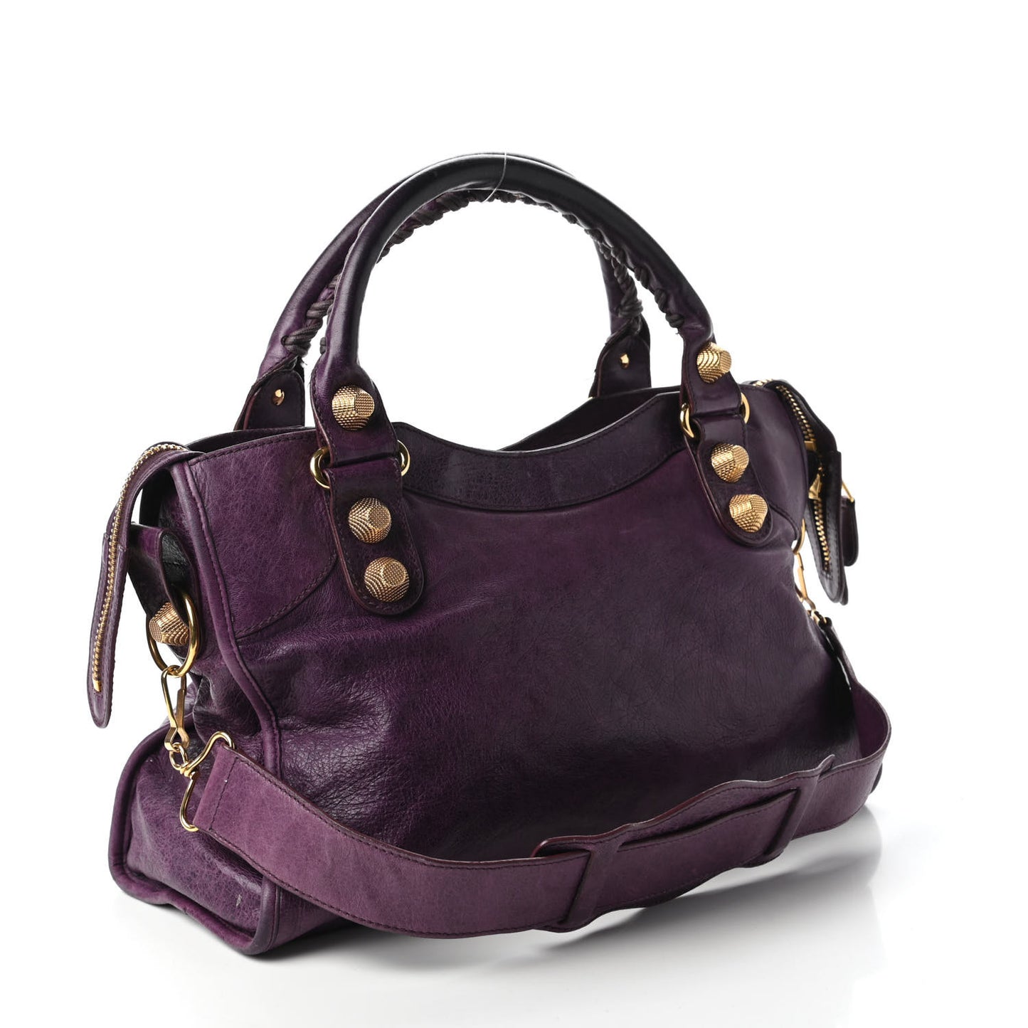 Agneau Giant 21 Gold Hardware City Raisin