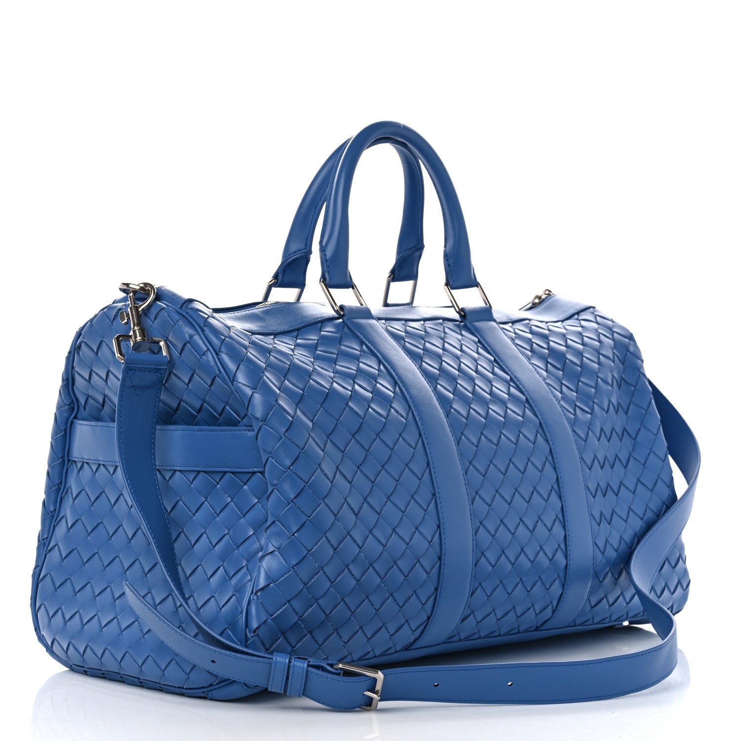 Bottega Veneta Nappa Intrecciato Medium Duffle Bag Admiral 3 of 11