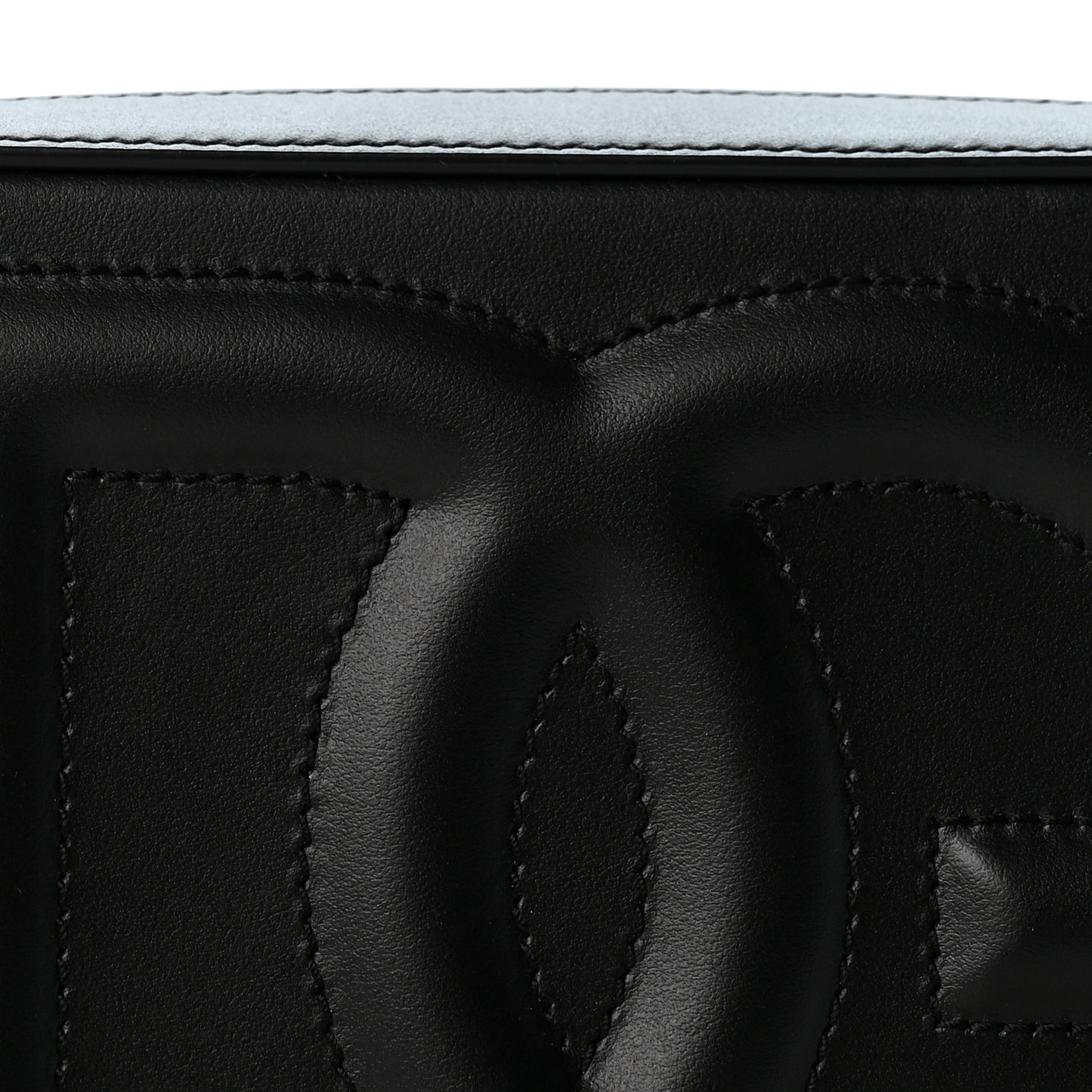 Calfskin Small DG Logo Camera Crossbody Bag Black