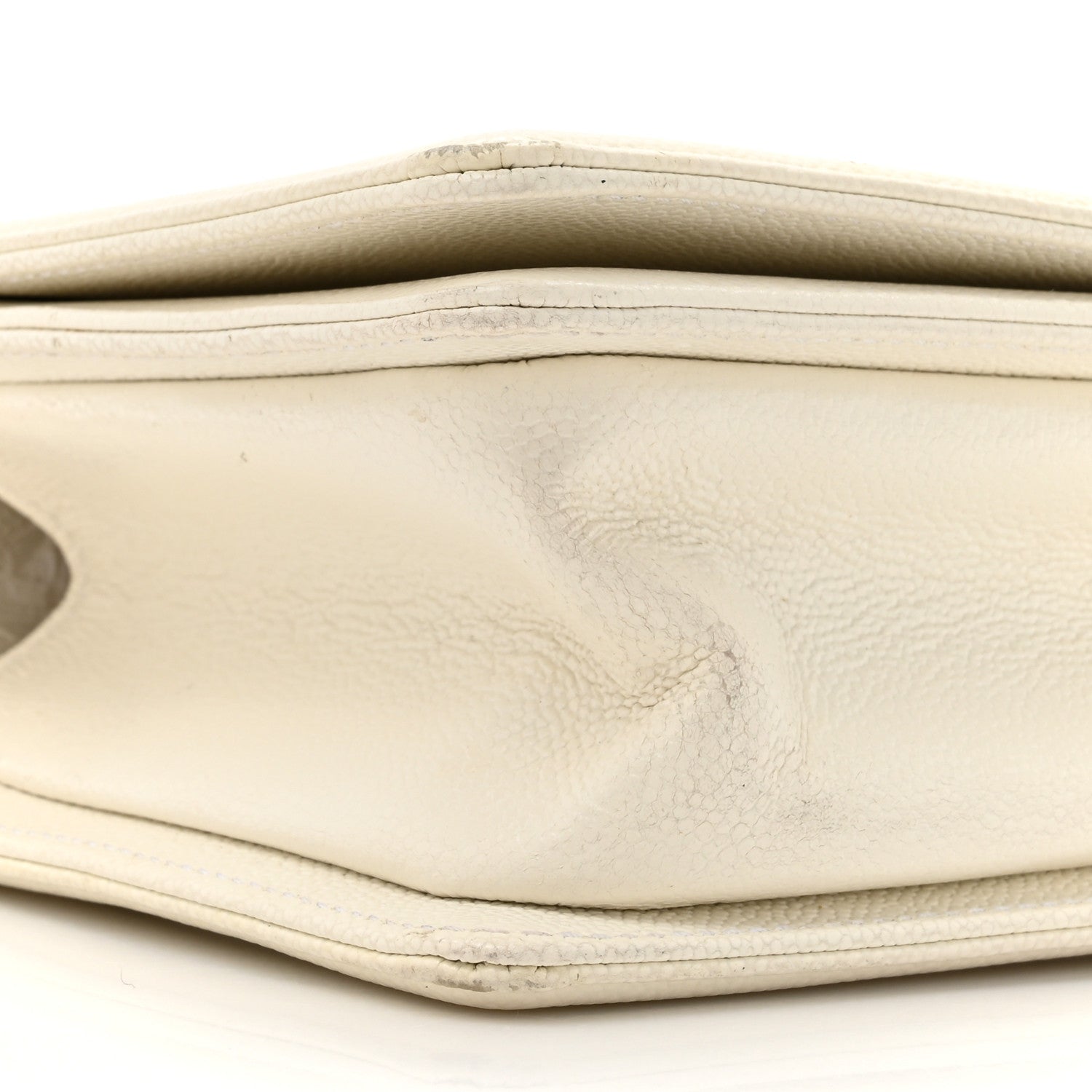 Chanel Caviar Quilted Medium Boy Flap White 10 of 19