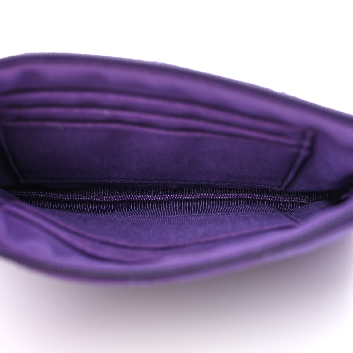 Chanel Calfskin Quilted Bucket Bag Purple 7 of 13