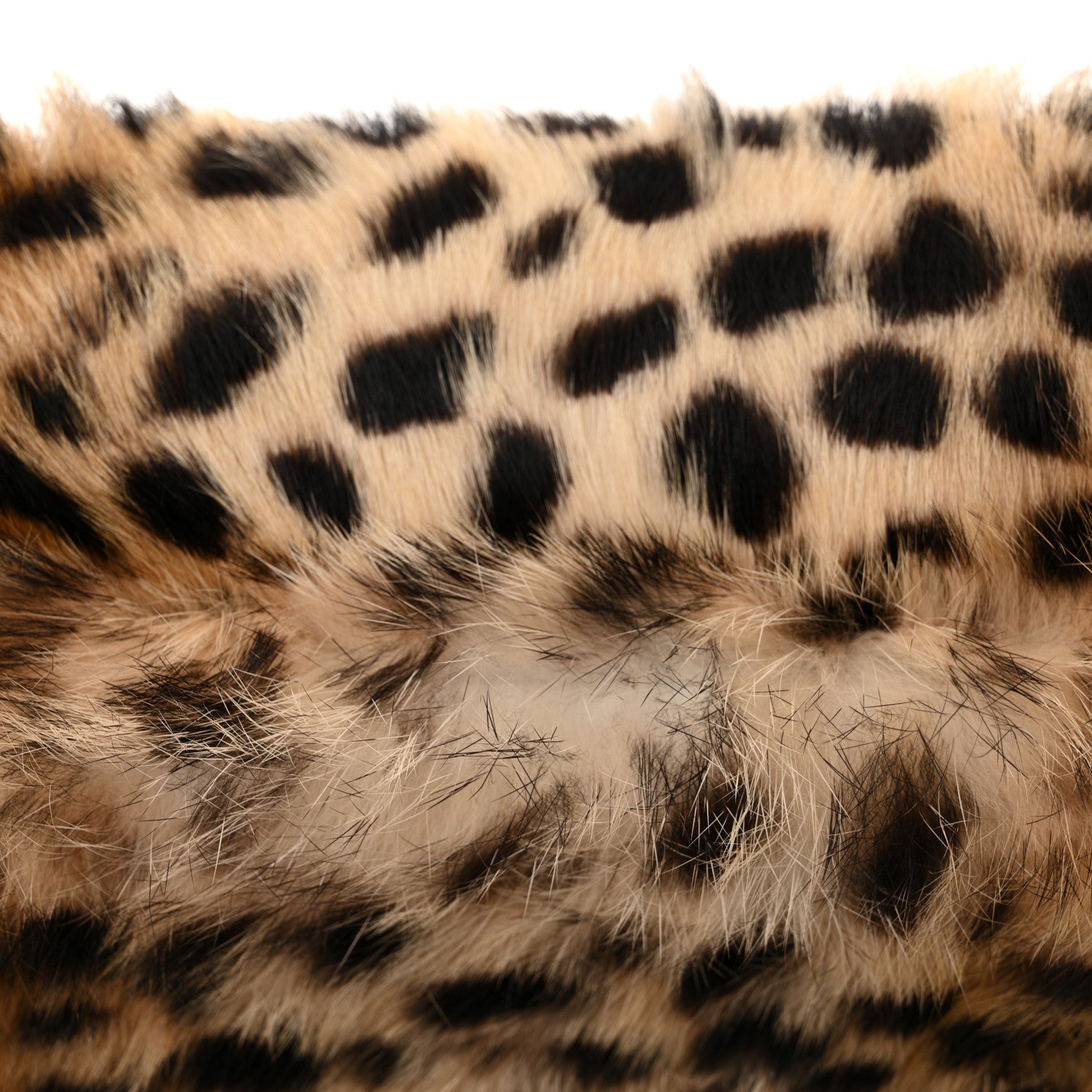 Saint Laurent Rabbit Fur Leopard Print Belt Bag Beige 12 of 13