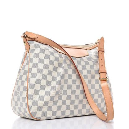 Louis Vuitton Damier Azur Siracusa MM 3 of 11