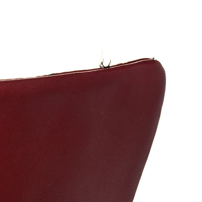 Chanel Lambskin Vertical Stitch Jumbo Single Flap Dark Red 12 of 16