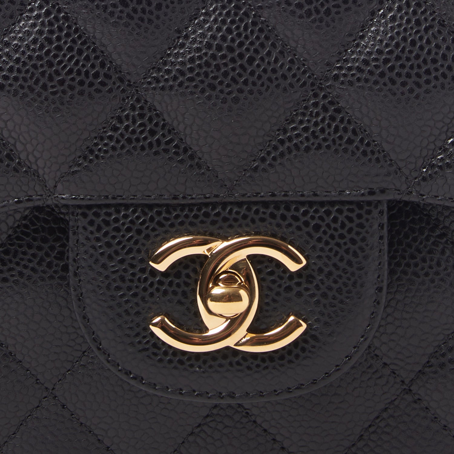 Chanel Caviar Quilted Jumbo Double Flap Black 8 of 10
