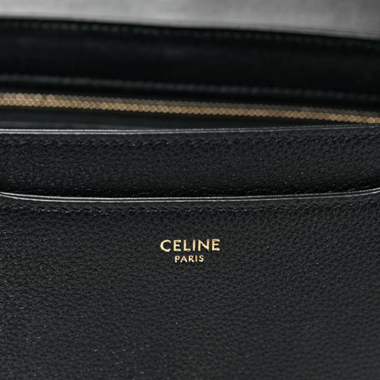 Celine Grained Calfskin Medium Besace 16 Black 6 of 9