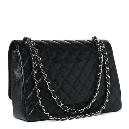 Chanel Caviar Quilted Maxi Double Flap Black 3 of 21