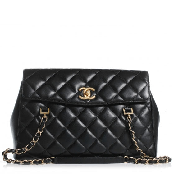 Lambskin Misia Camera Case Flap Black