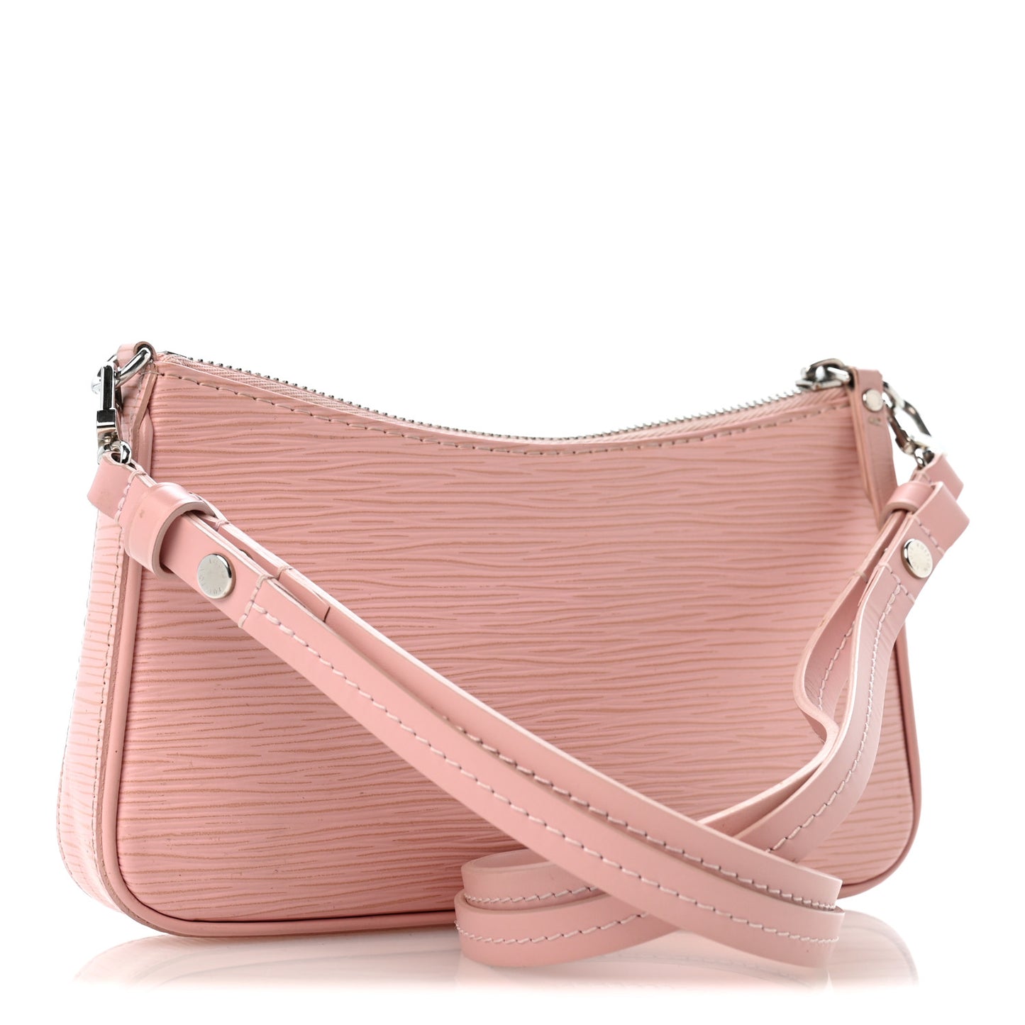 Epi Easy Pouch On Strap Rose Ballerine