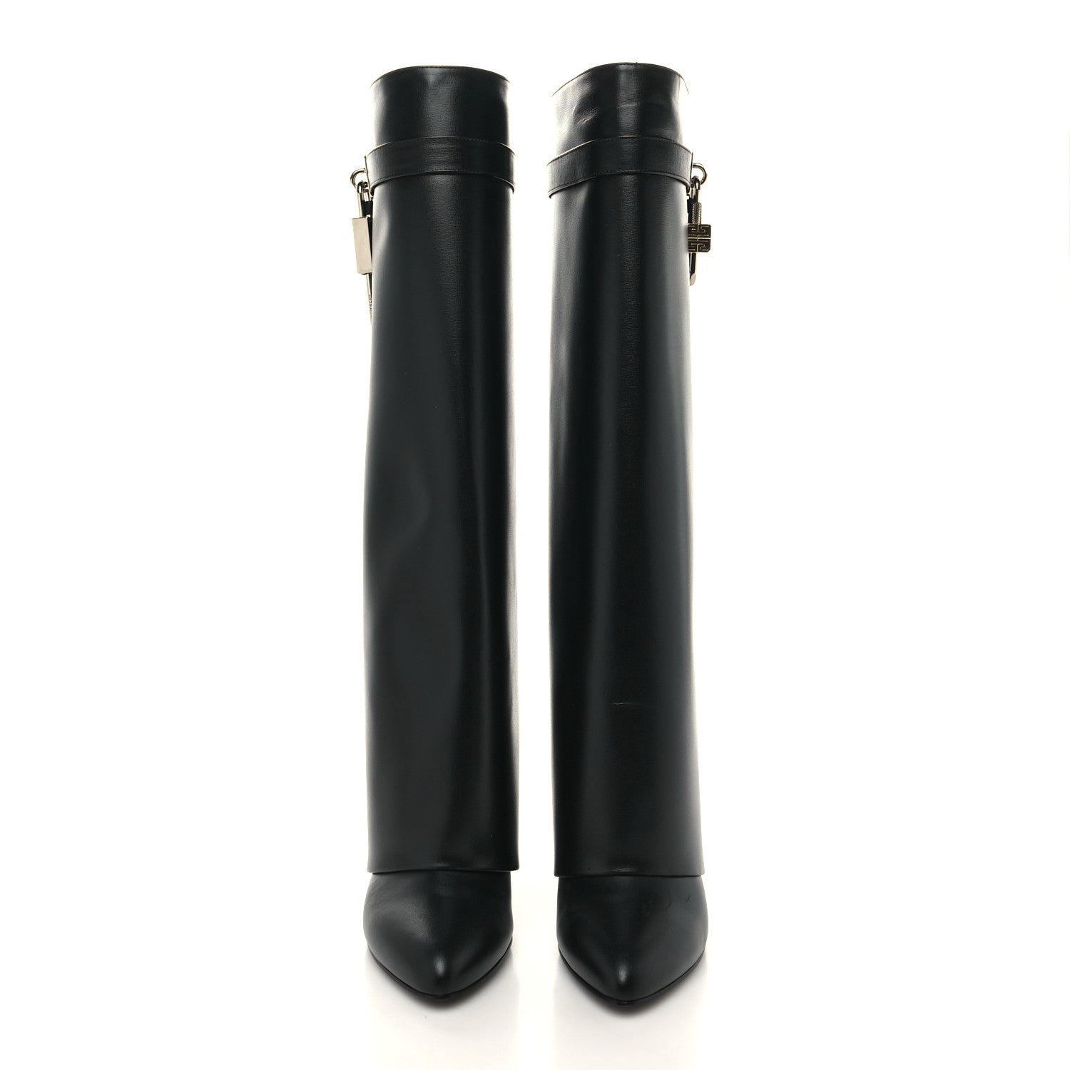 Givenchy Calfskin Shark Lock Pant Boots 41 Black 2 of 8
