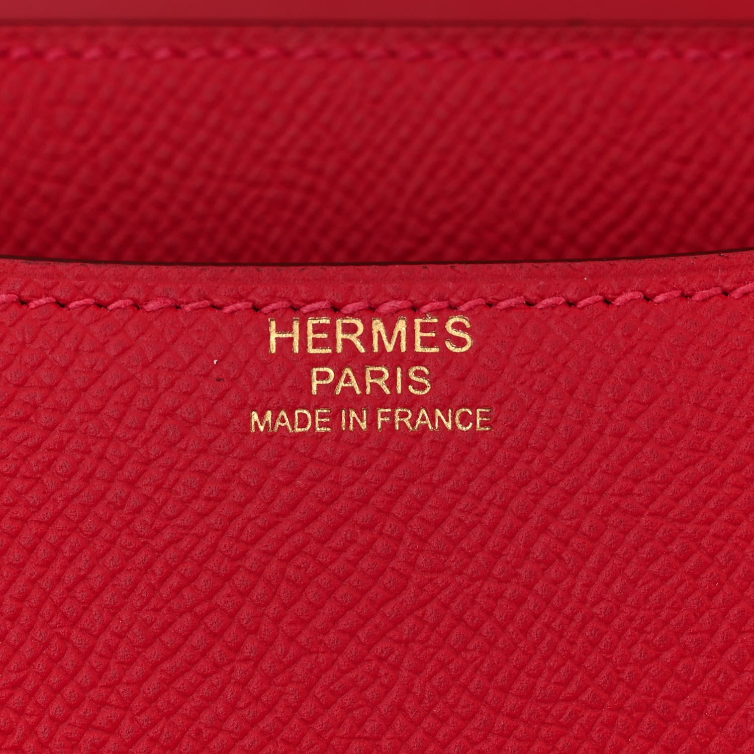 Hermes Epsom Constance 24 Rouge Casaque 6 of 11
