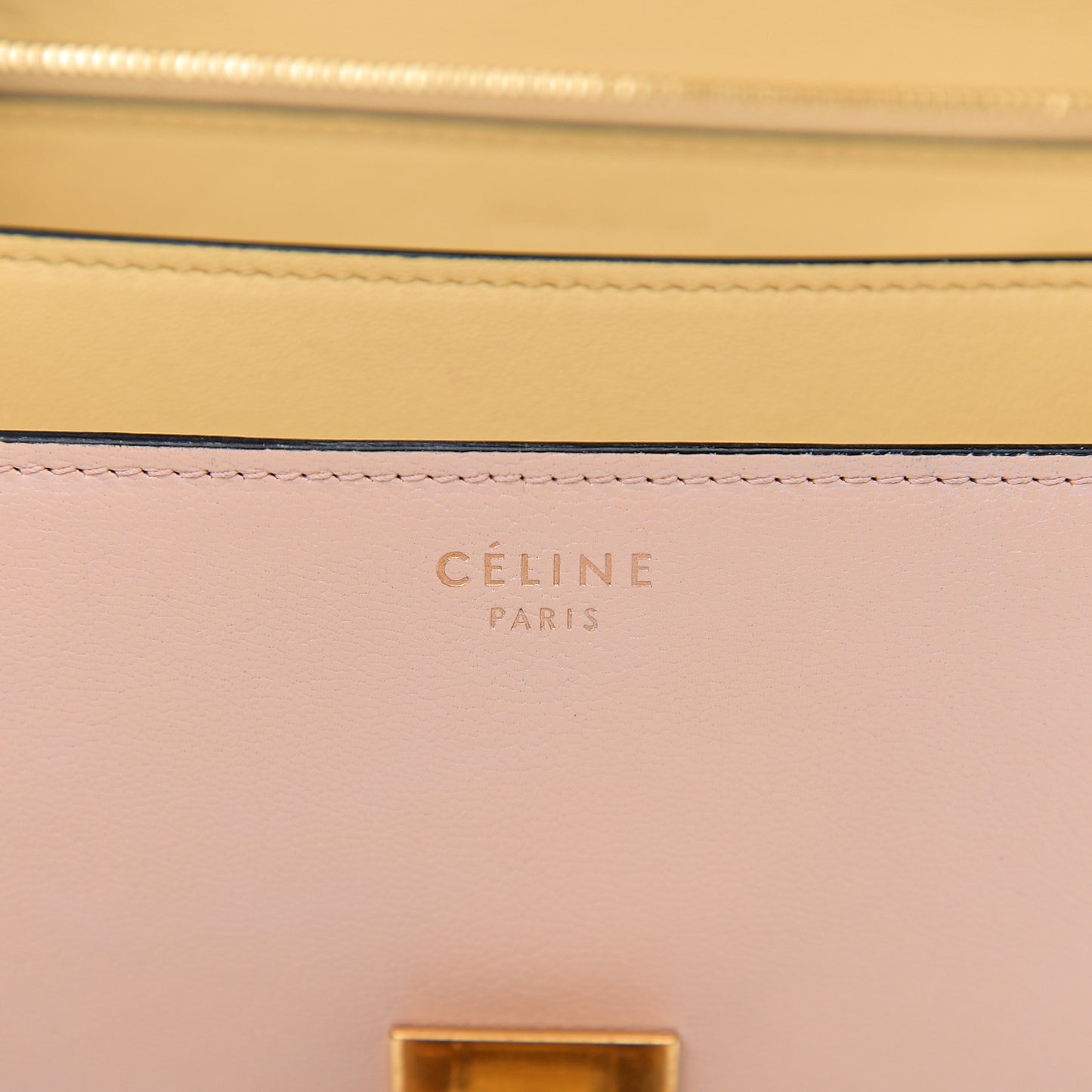 Liege Calfskin Medium Classic Box Flap Bag Powder