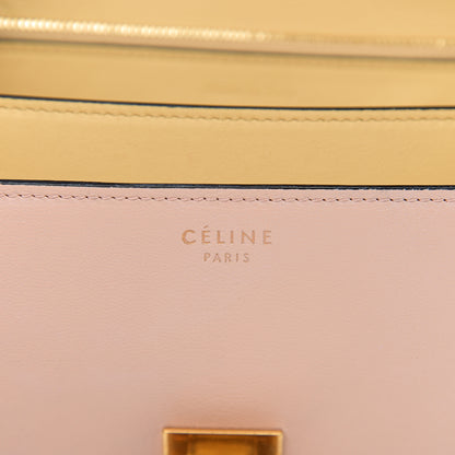 Celine Liege Calfskin Medium Classic Box Flap Bag Powder 6 of 11