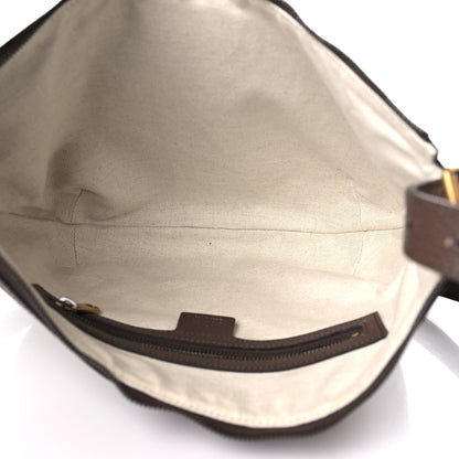 Gucci GG Supreme Monogram Web Small Ophidia Half Moon Hobo Brown 5 of 9