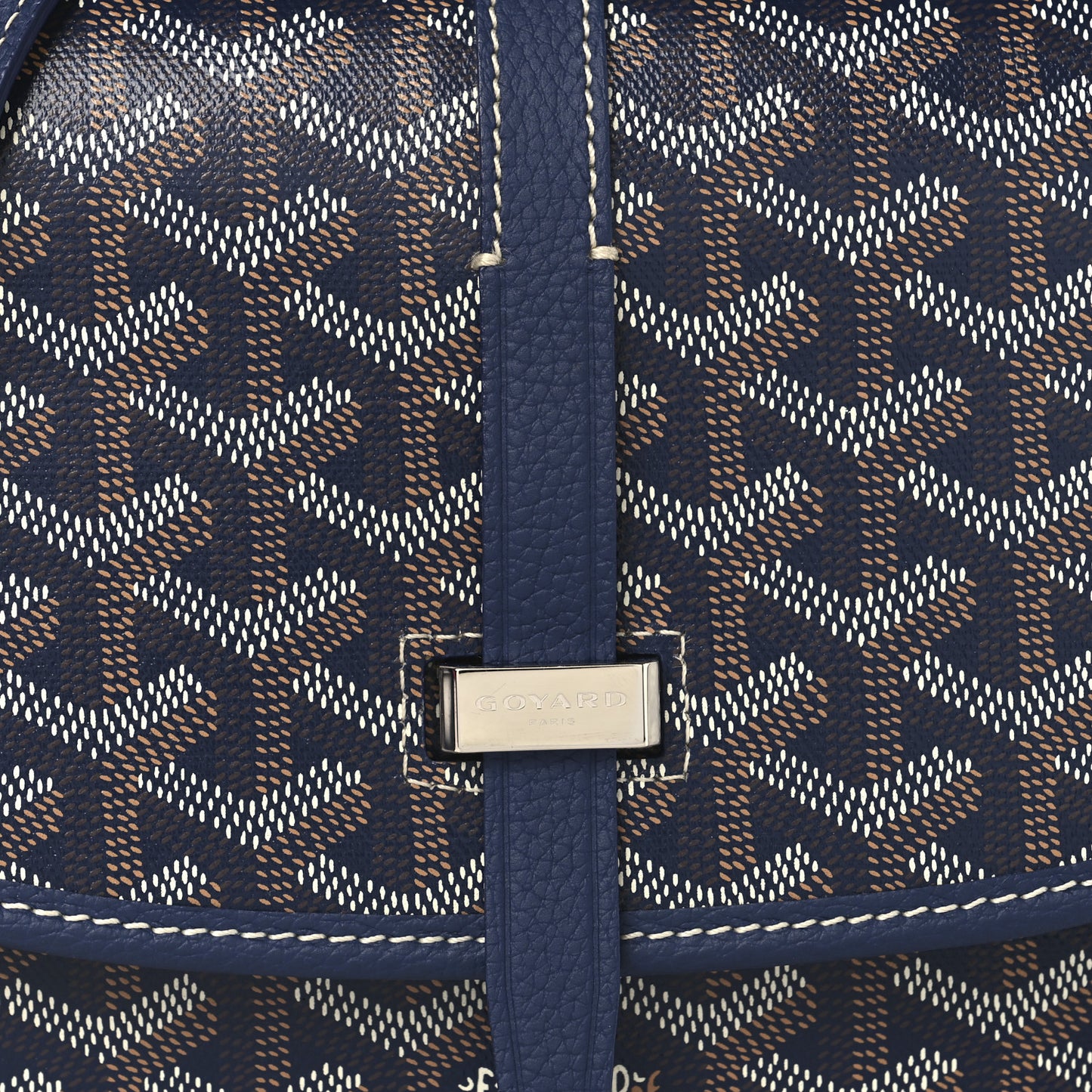 Goyardine Belvedere II PM Messenger Bag Navy