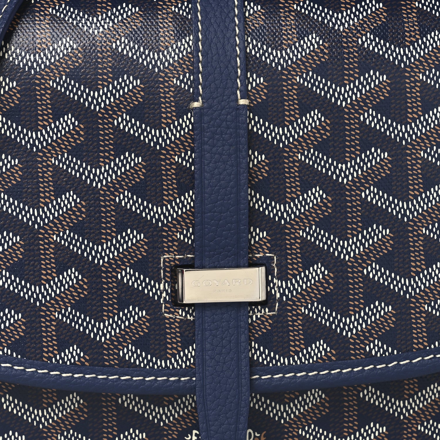 Goyard Goyardine Belvedere II PM Messenger Bag Navy 7 of 9