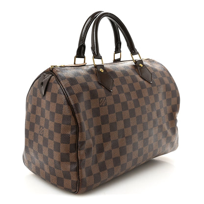 Louis Vuitton Damier Ebene Speedy 30 3 of 9