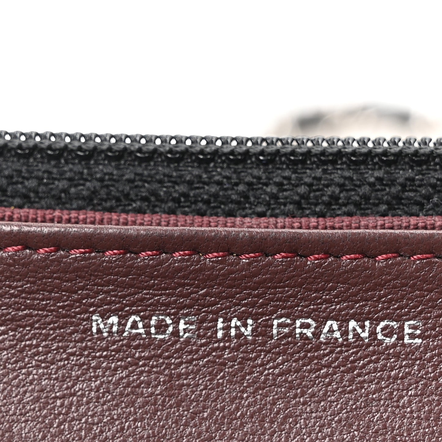 Lambskin Quilted Wallet On Chain WOC Black