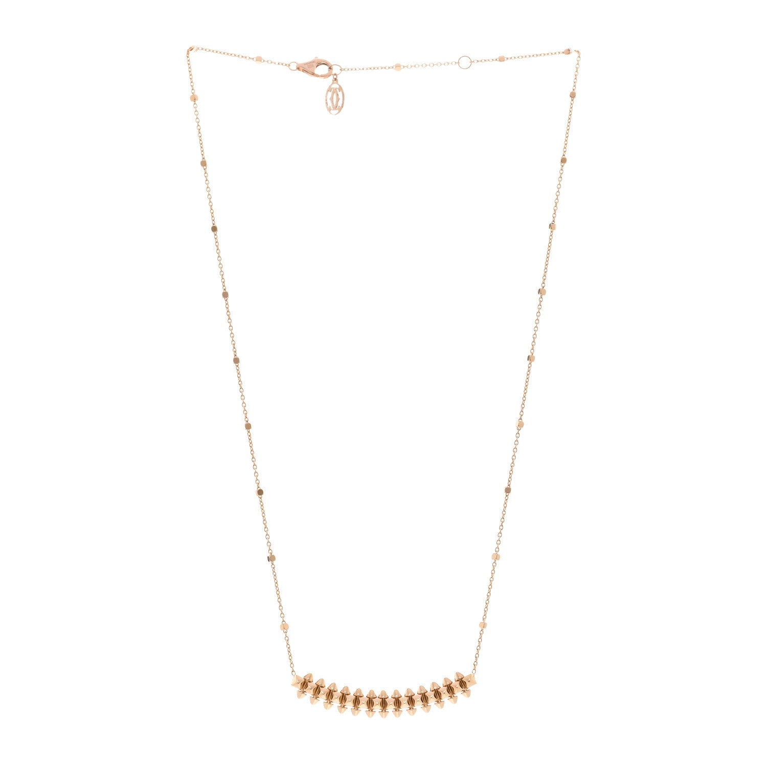 Cartier 18K Pink Gold Medium Clash de Cartier Necklace 3 of 5