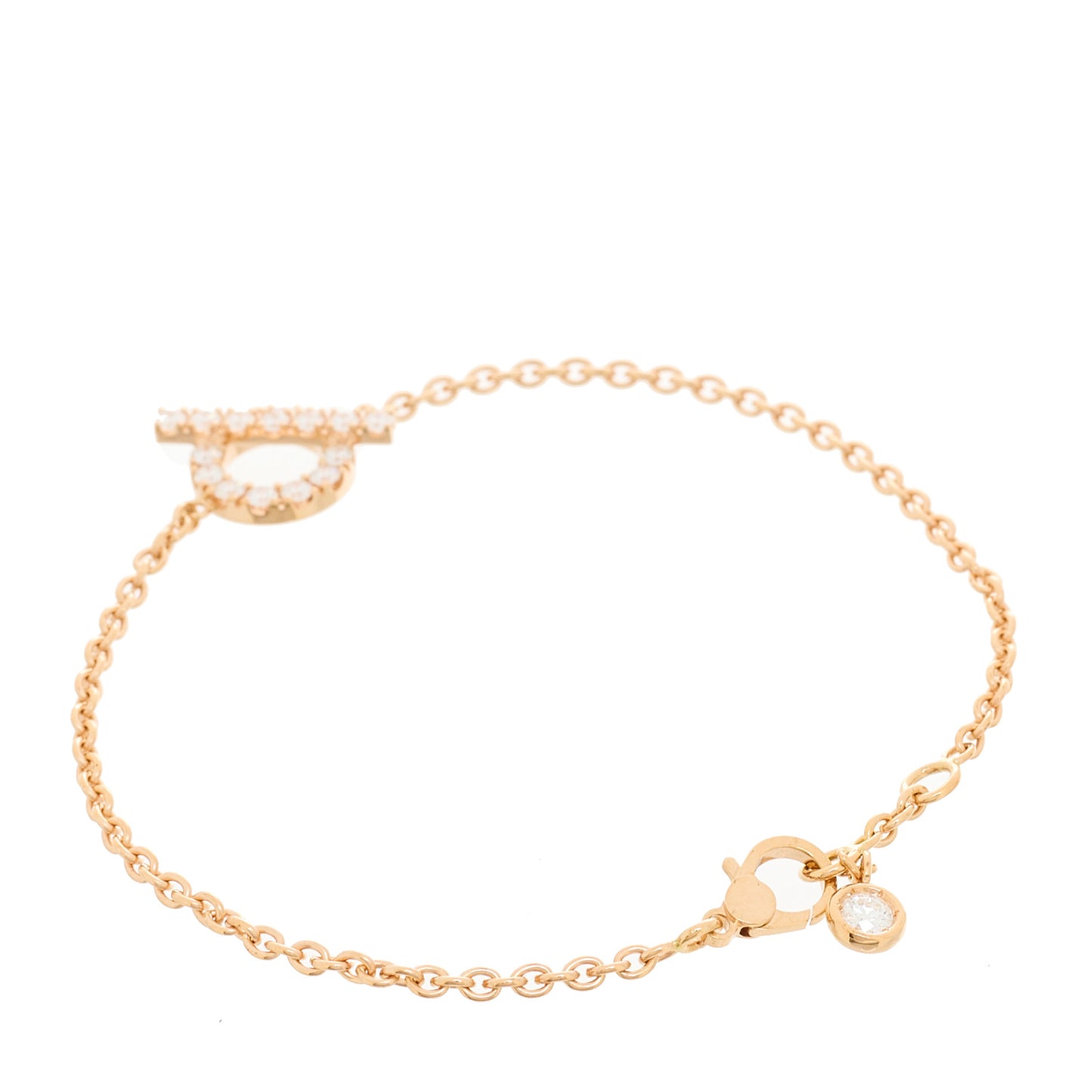 18K Rose Gold Diamond Finesse Bracelet ST