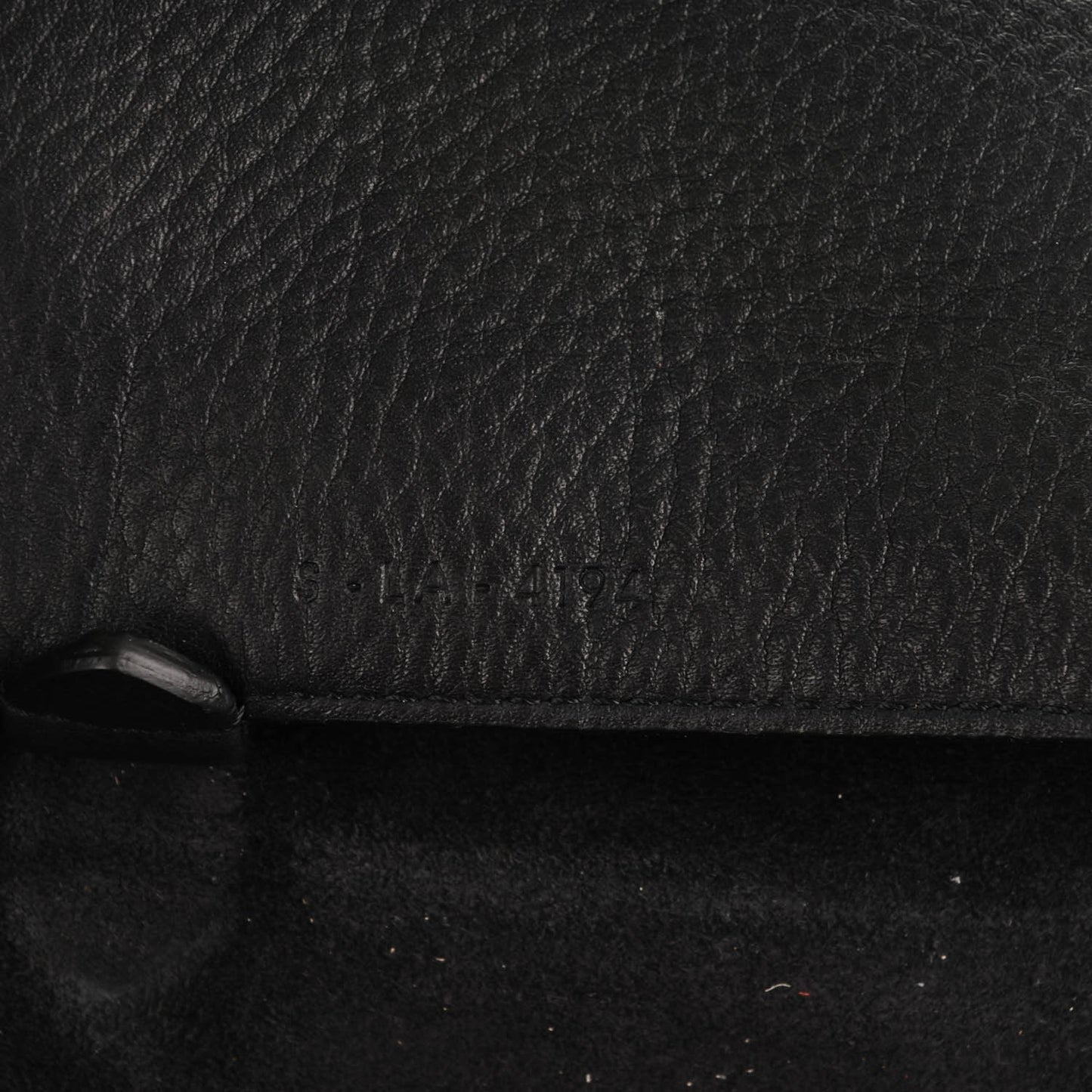Soft Grained Calfskin Small Belt Cabas Phantom Black