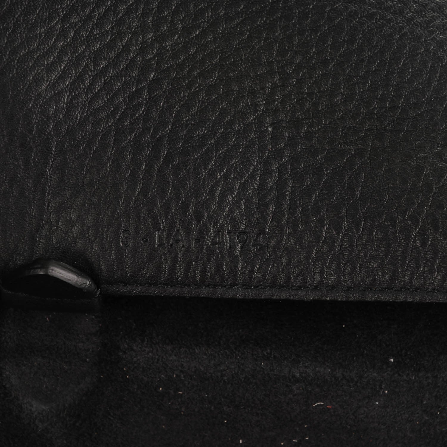 Celine Soft Grained Calfskin Small Belt Cabas Phantom Black 9 of 9
