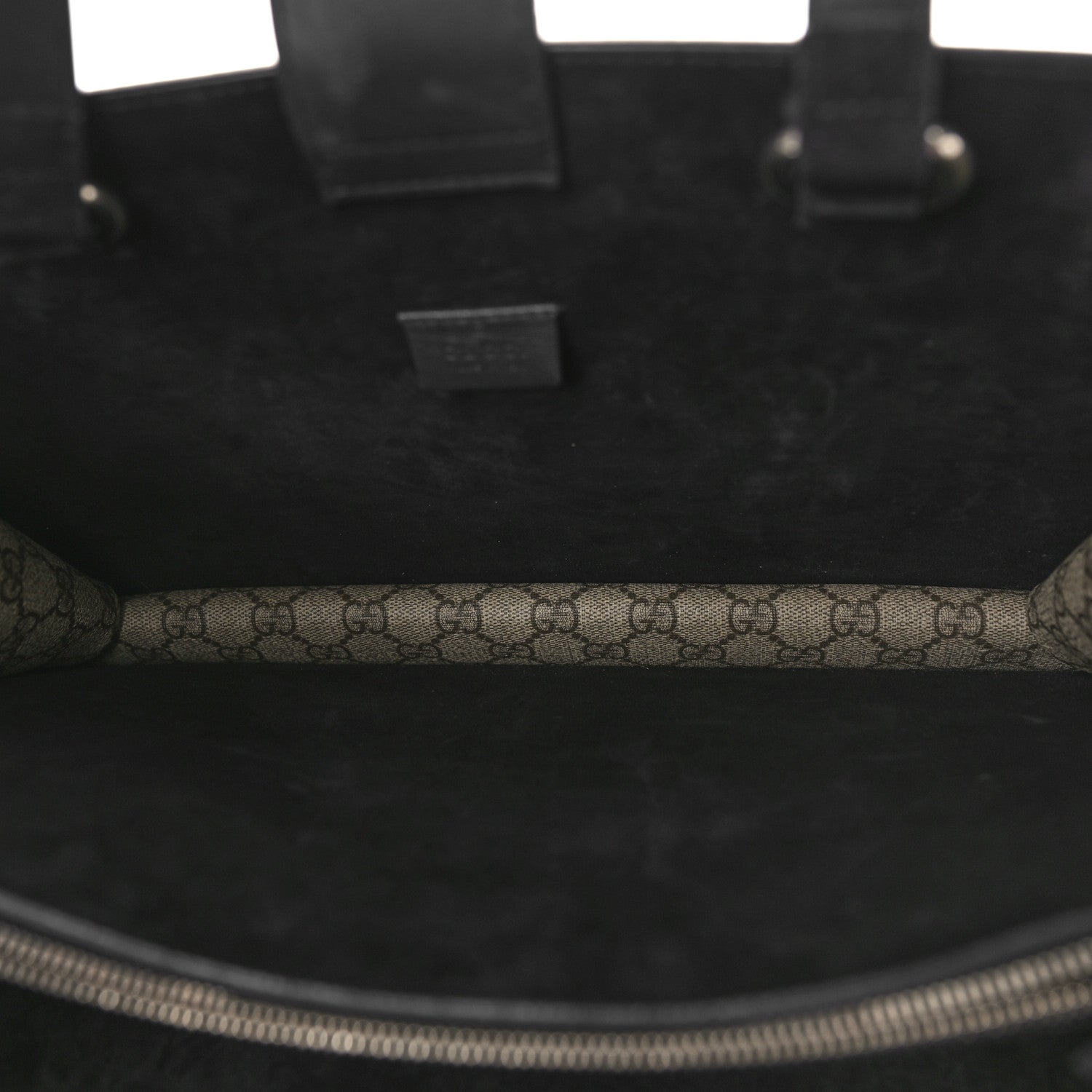 Gucci GG Supreme Monogram Dionysus Tote Beige Black 6 of 13