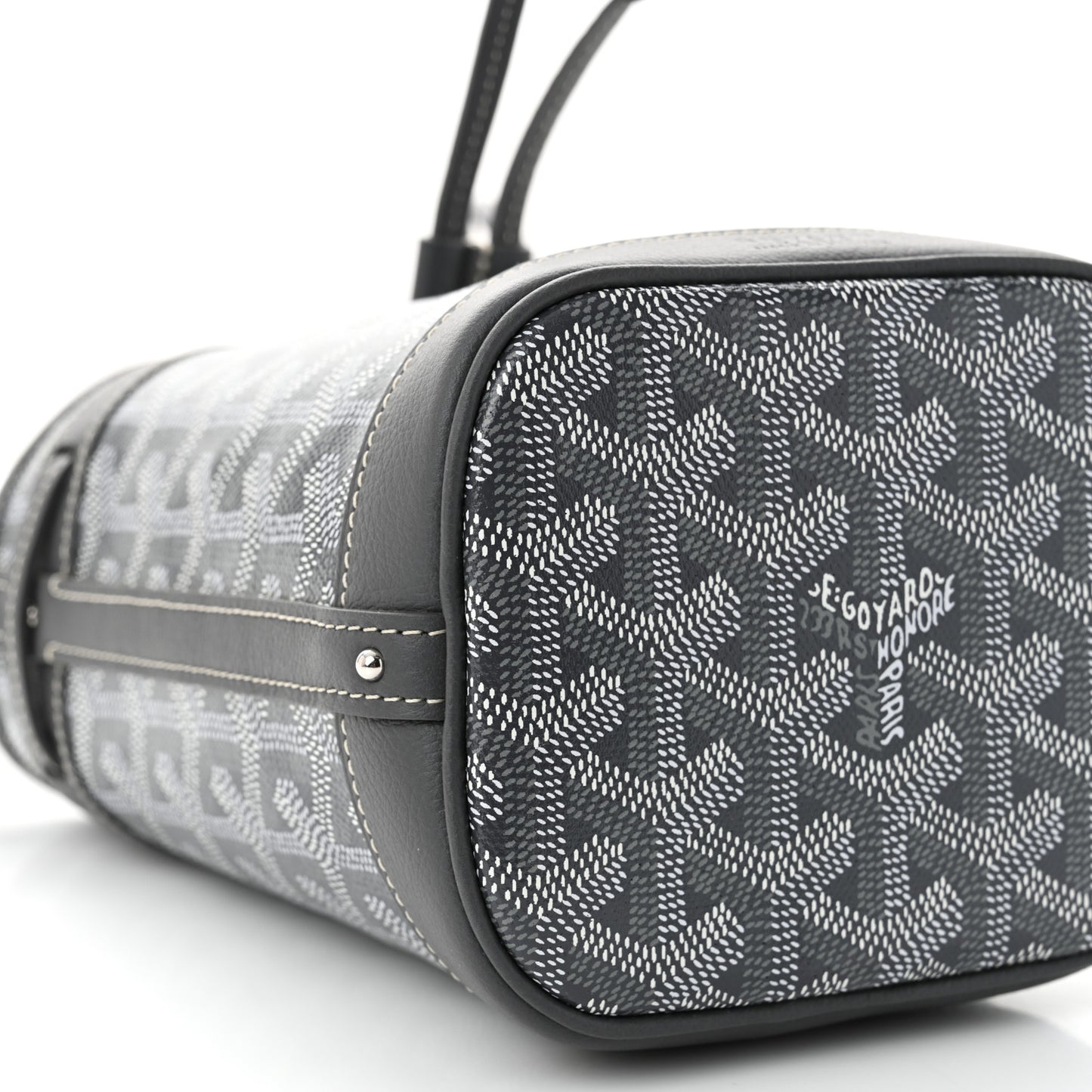 Goyardine Petit Flot Mini Bucket Bag Grey