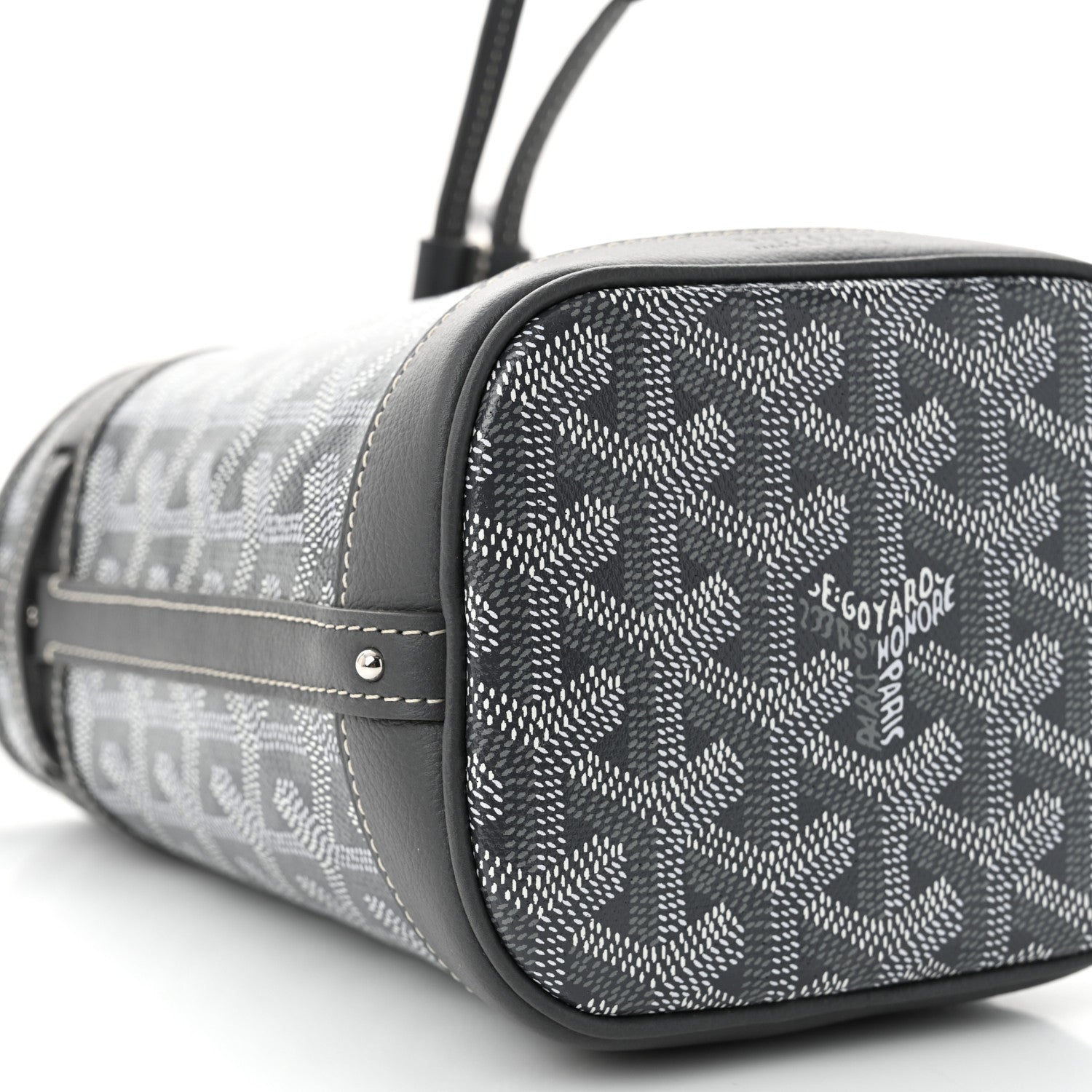 Goyard Goyardine Petit Flot Mini Bucket Bag Grey 9 of 10