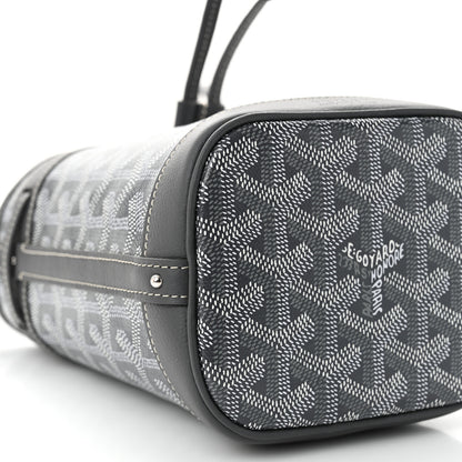 Goyard Goyardine Petit Flot Mini Bucket Bag Grey 9 of 10