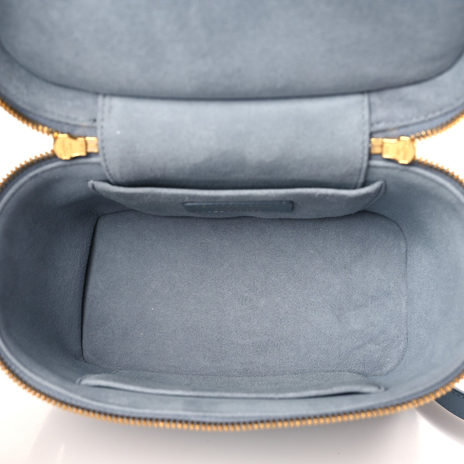 Christian Dior Lambskin Cannage Small Diortravel Vanity Case Cloud Blue 5 of 8