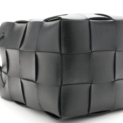 Bottega Veneta Nappa Maxi Intrecciato Cassette Bucket Bag Black 8 of 10