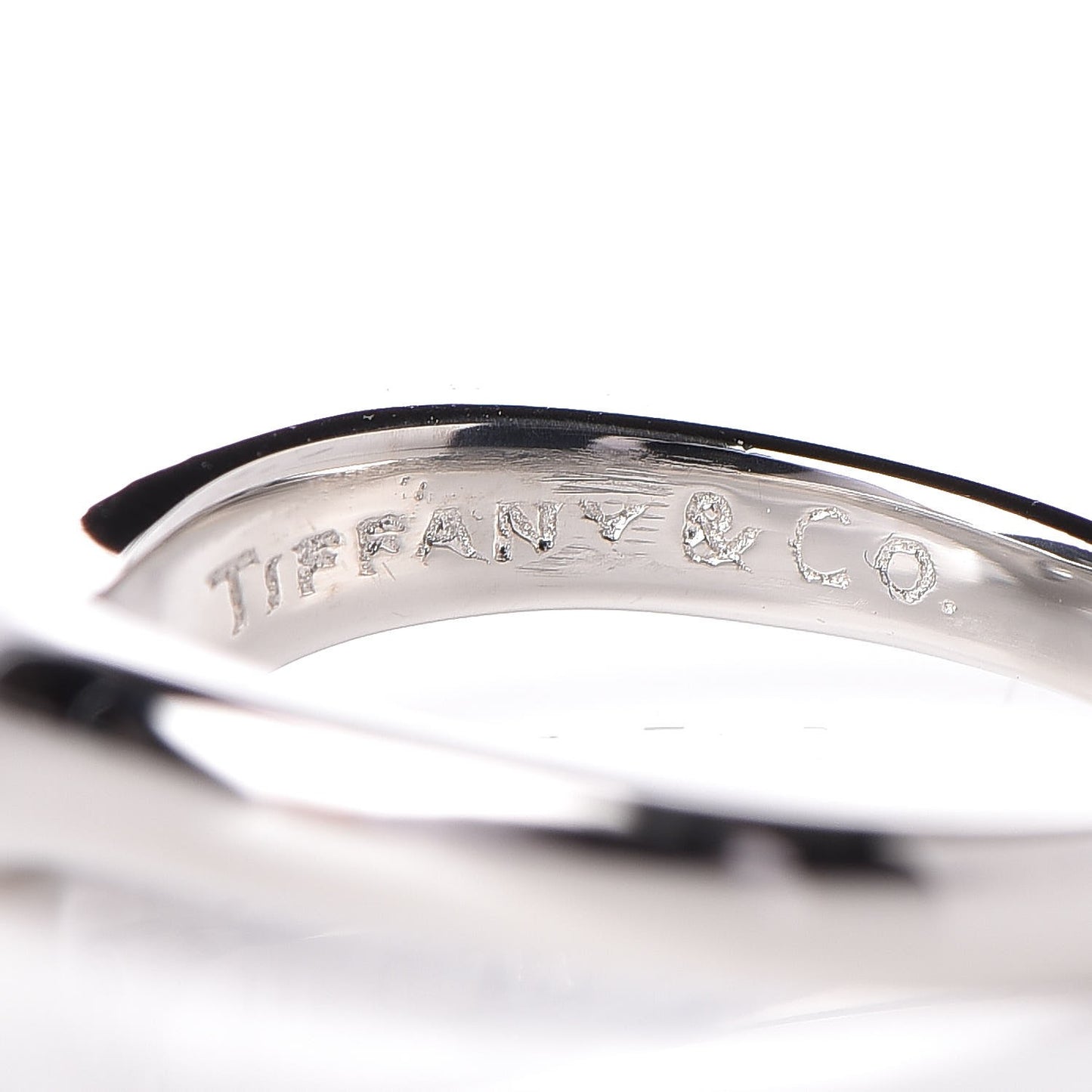 Platinum Diamond Elsa Peretti Curved Band Ring 51 5.75