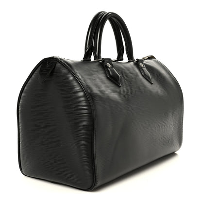 Louis Vuitton Epi Speedy 30 Black 3 of 11