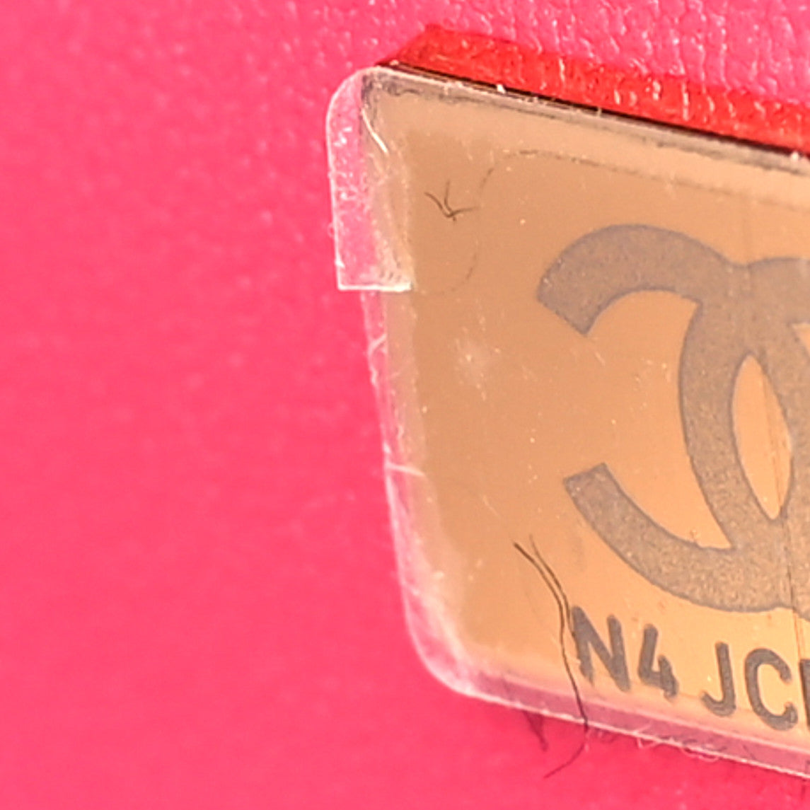 Shaded Patent Calfskin Quilted Mini Rectangular Flap Pink Dark Pink