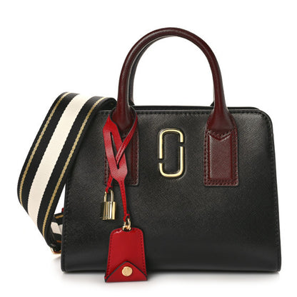 Marc Jacobs Saffiano Little Big Shot Tote Black Multicolor 1 of 8