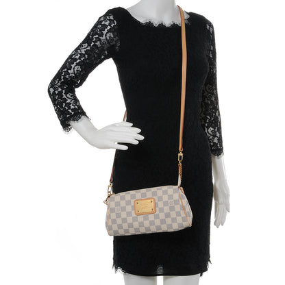 Louis Vuitton Damier Azur Eva Clutch 2 of 7