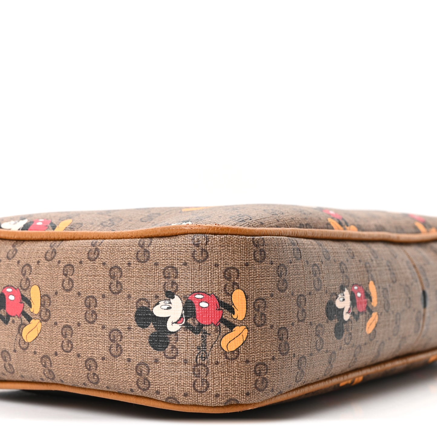 X DISNEY Mini Vintage GG Supreme Monogram Mickey Mouse Small Belt Bag 80 32 Beige Vintage Sun Oil