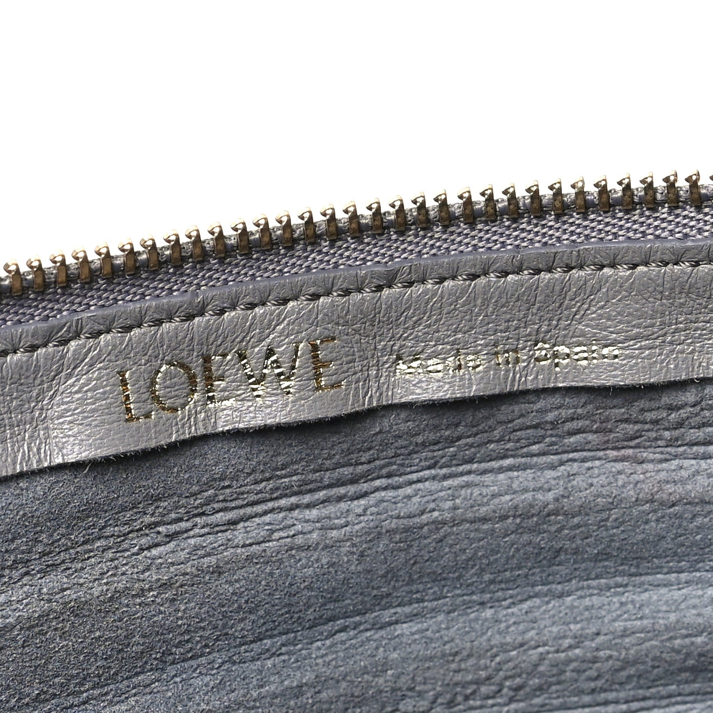 Lambskin Pleated Bracelet Pouch Shoulder Bag Asphalt Grey