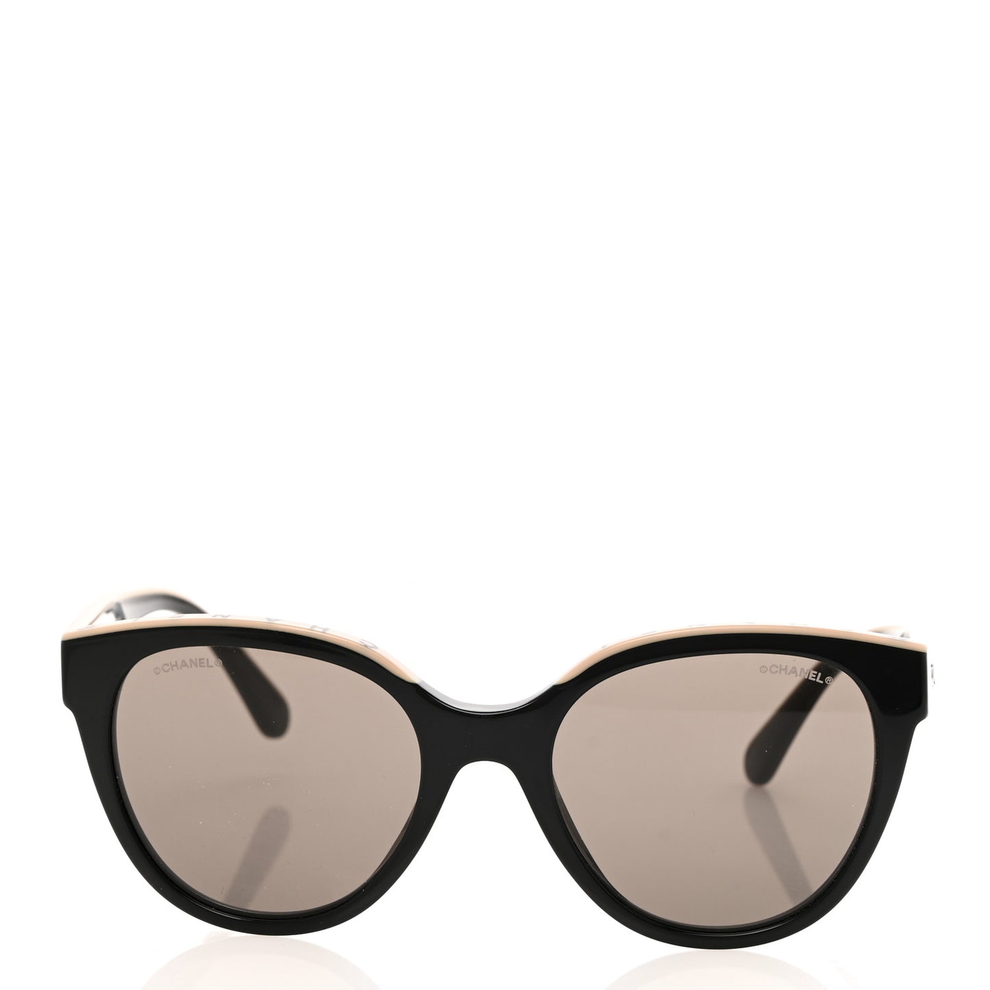 Acetate CC Butterfly Sunglasses 5414 Black Beige