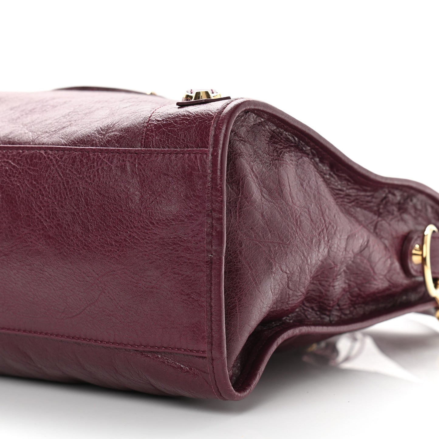 Agneau Classic Gold Hardware City Violet Prune