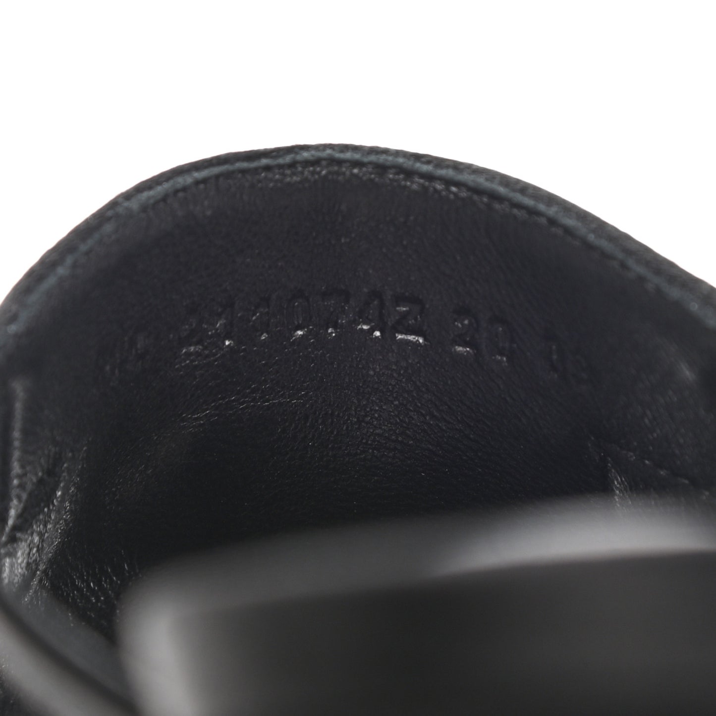 Suede Goatskin Satin Calas Sandals 36 Black