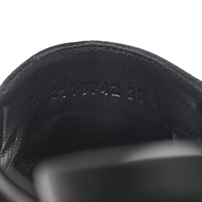 Hermes Suede Goatskin Satin Calas Sandals 36 Black 10 of 11