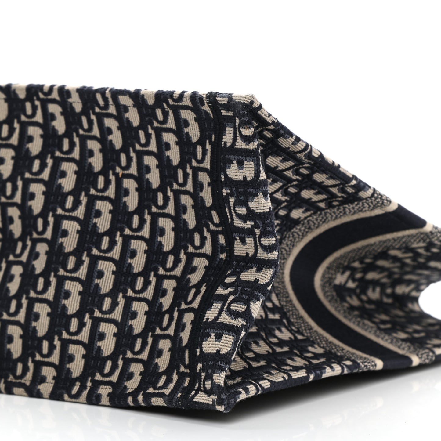 Oblique Book Tote Blue Multicolor