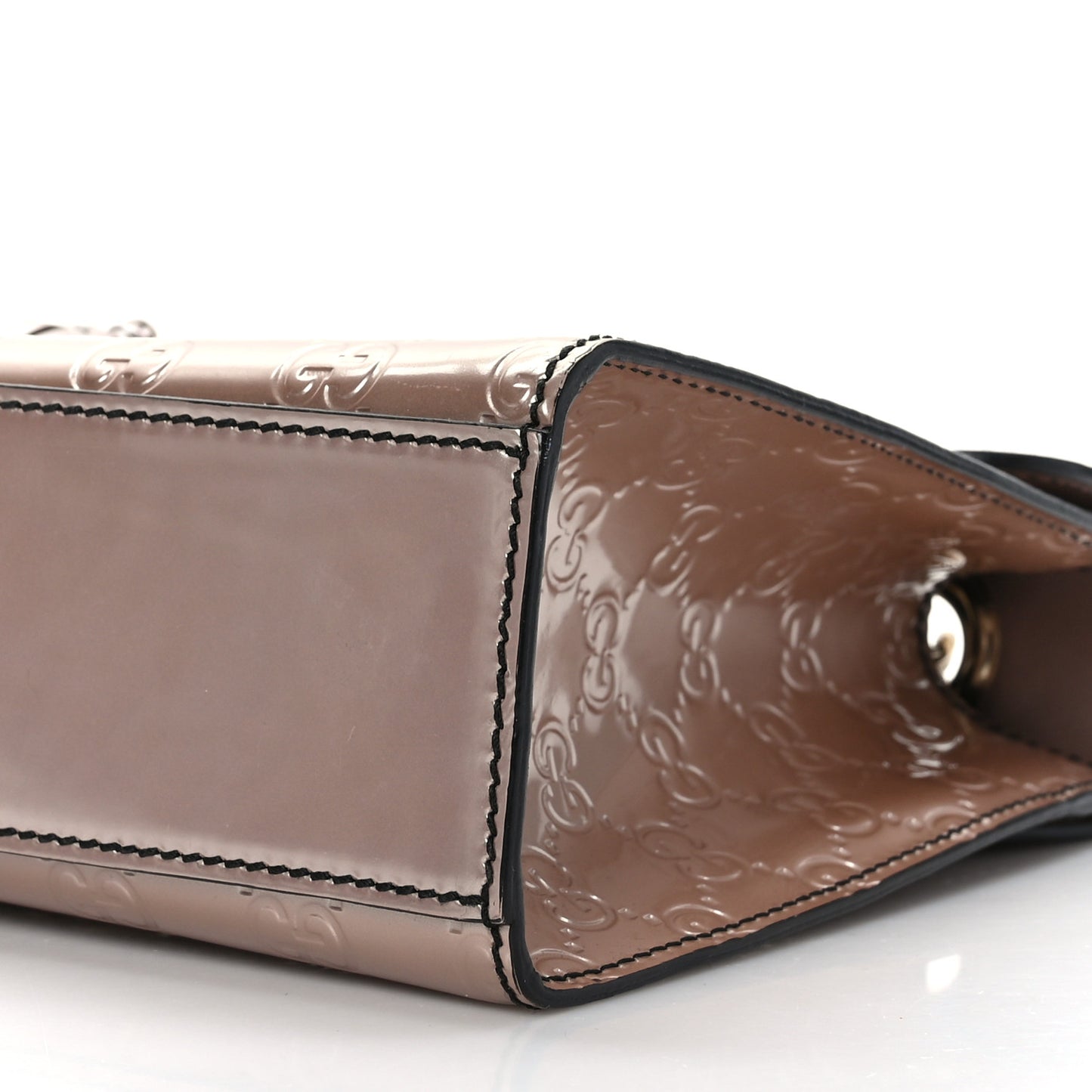 Shine Guccissima Medium Emily Chain Shoulder Bag Dark Cipria